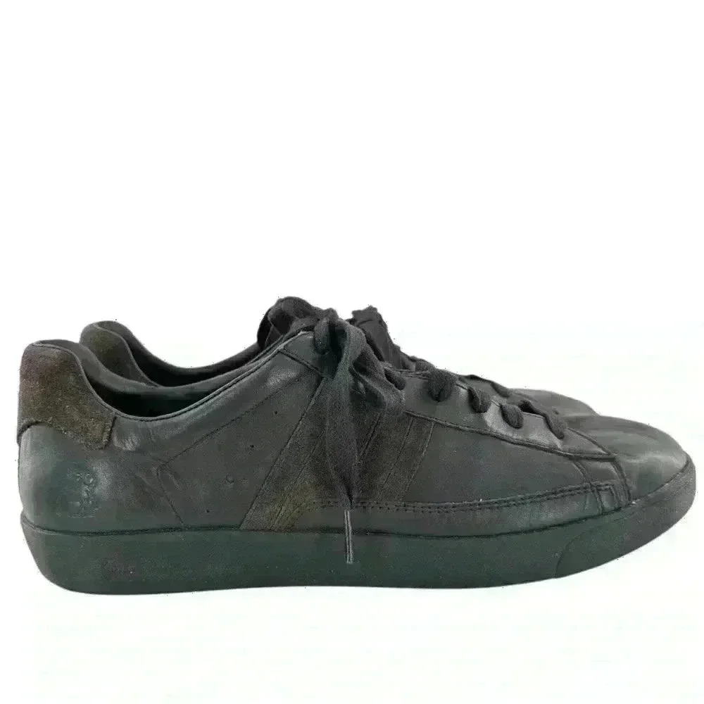 Paul Smith mens size 11 44 black brown suede lace up trainers